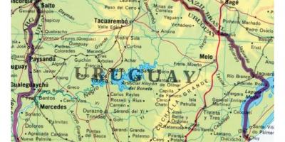 Mapa de l'Uruguai
