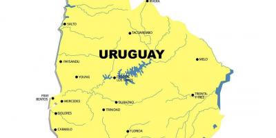 Mapa del riu Uruguai