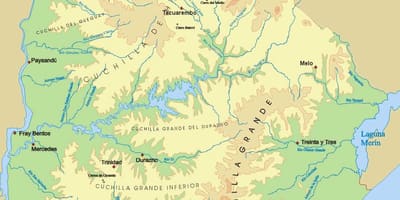 Mapa de física Uruguai